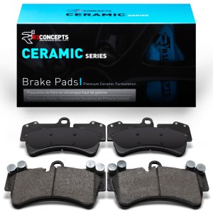 Audi Q7 Brake Pads - Front - R1 Concepts - Ceramic - `03-`15